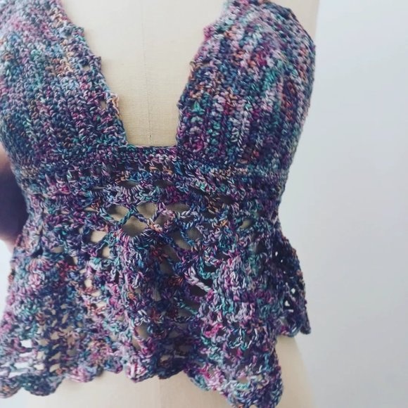Handmade Crochet top - Picture 1 of 1